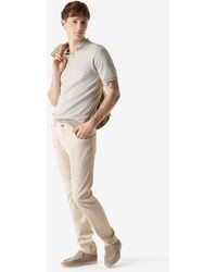 Corneliani - Garment-Dyed Stretch Cotton Jeans - Lyst