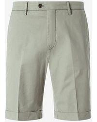 Corneliani - Garment-Dyed Light Gabardine Bermuda Shorts - Lyst