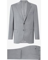 Corneliani - Melange Super 130's Wool Twill Suit - Lyst