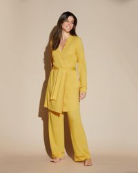 Cosabella 3 Piece Set With Robe - Yellow