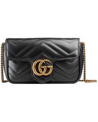 Gucci - gg Marmont Matelassé Leather Super Mini Bag Mini Bag - Lyst