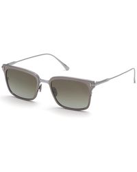 Tom Ford - Square Sunglasses Green & Grey Hayden Ft0831 - Lyst