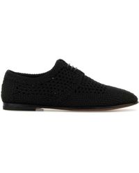 Dolce & Gabbana - Crochet Laceup Derby Shoes - Lyst