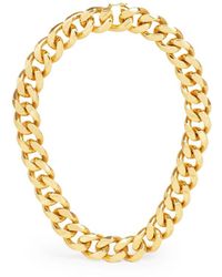 Celine - Maillon Necklace In Brass With Gold Finish - Lyst