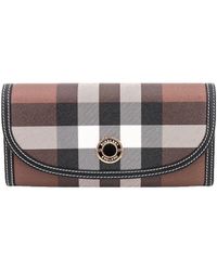 Burberry - Continental Wallet Wallet Wallet One-size Canvas - Lyst