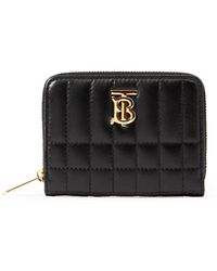 Burberry - Quilted Leather Lola Zip Wallet - Lyst