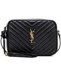 Saint Laurent - Lou Camera Bag In Quilted Leather Bronze Hardware - Lyst