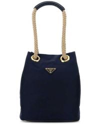 Prada - Mariner Re-nylon Small Bucket Bag - Lyst