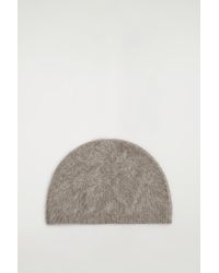 COS - Brushed Pure Cashmere Beanie - Lyst