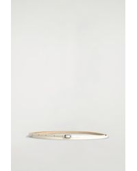 COS - Skinny Double-Wrap Leather Belt - Lyst