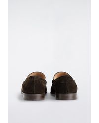 COS - Suede Penny Loafers - Lyst