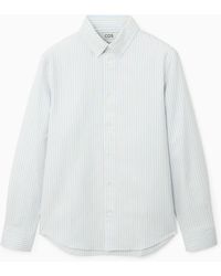 COS - Oxford-hemd Mit Button-down-kragen - Lyst