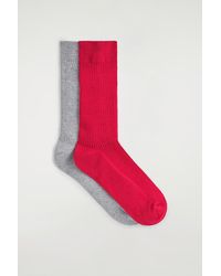COS - 2-Pack Ribbed Socks - Lyst