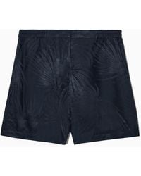 COS - Silk-blend Jacquard Shorts - Lyst