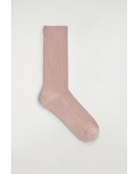 COS - Ribbed Socks - Lyst