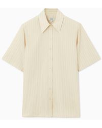 COS - Regular Short-sleeved Tunic Shirt - Lyst