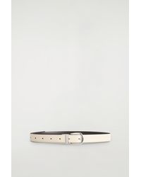COS - Reversible Leather Belt - Lyst