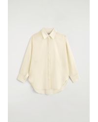 COS - Fluid Wool-Voile Shirt - Lyst