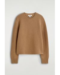 COS - Merino Wool Crew-Neck Sweater - Lyst