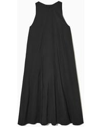 COS - Midikleid Mit Racer-ausschnitt - Lyst