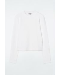 COS - Clean Cut Regular Long-sleeved T-shirt - Lyst