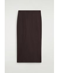COS - Jersey Midi Pencil Skirt - Lyst