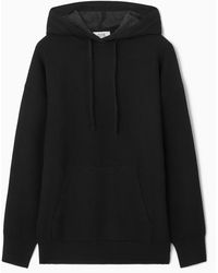 COS - Double-faced Knitted Hoodie - Lyst