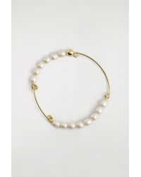 COS - Freshwater Pearl Cuff Necklace - Lyst
