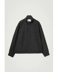 COS - Twill Utility Bomber Jacket - Lyst