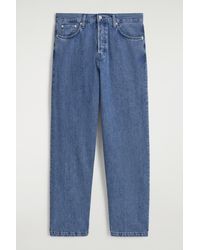 COS - Dome Relaxed-Fit Straight-Leg Jeans - Lyst