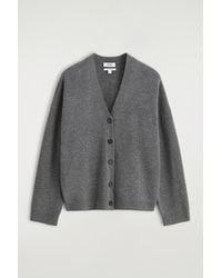COS - Cashmere V-Neck Cardigan - Lyst