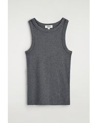COS - Ribbed Cotton Tank Top - Lyst