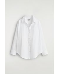 COS - Open-Collar Cotton Shirt - Lyst