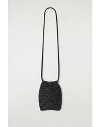 COS - Drawstring Phone Pouch - Straw - Lyst