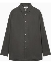 COS - Lightweight Twill Shirt - Lyst
