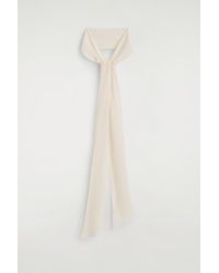 COS - Sheer Silk Scarf - Lyst