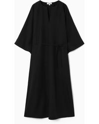 COS - Oversized Kaftan Midi Dress - Lyst