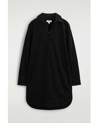 COS - Corduroy Mini Shirt Dress - Lyst