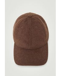 COS - Wool-blend Baseball Cap - Lyst