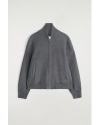 COS - Double-Faced Wool Bomber Jacket - Lyst