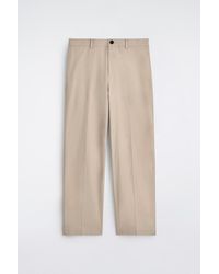 COS - Cotton-Linen Relaxed-Fit Straight-Leg Pants - Lyst