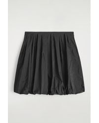 COS - Bubble-Hem Mini Skirt - Lyst