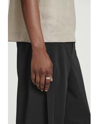 COS - Markanter Gehämmerter Ring - Lyst