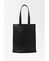 COS - The Sculpted Tote - Leather - Lyst