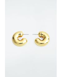 COS - Chunky Hoop Earrings - Lyst
