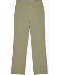 COS - Slim-fit Kick-flare Trousers - Lyst