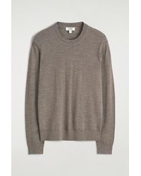 COS - Slim Merino Wool Crew-Neck Jumper - Lyst