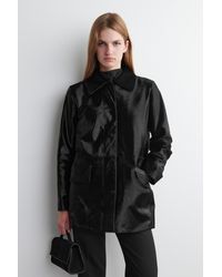 COS - Jacke Aus Ponyhaar - Lyst