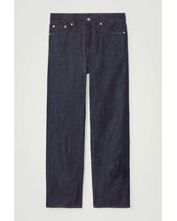 COS - Signature Raw Selvedge Straight-leg Jeans - Lyst