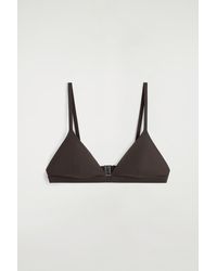 COS - Triangle Bikini Top - Lyst